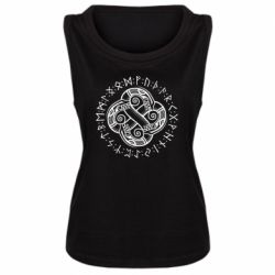 Женская майка Celtic Dragon and Runes - PrintSalon