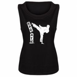 Женская майка Каратэ удар - PrintSalon