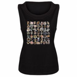 Женская майка Коты мем. - PrintSalon