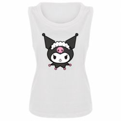 Женская майка Kuromi maid
