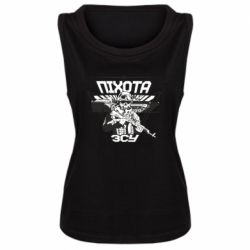 Женская майка Пехота ВСУ - PrintSalon