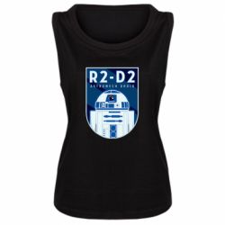 Женская майка R2-D2 emblem - PrintSalon