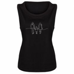 Женская майка Семья! - PrintSalon