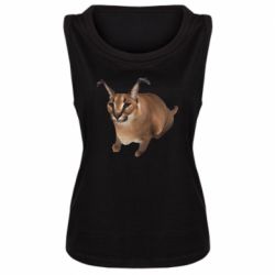 Женская майка Шлепа кот - PrintSalon