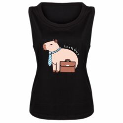 Майка жіноча Time To Work - PrintSalon