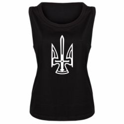 Женская майка Тризуб. - PrintSalon