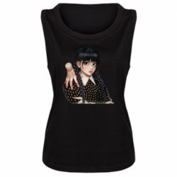 Женская майка Венсдей и Вещь - PrintSalon