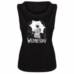 Майка жіноча Венздей Вдамс и зонт - PrintSalon