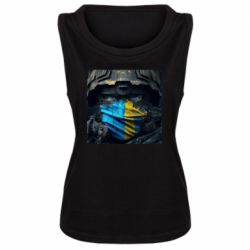 Женская майка Воин ЗСУ - PrintSalon