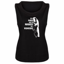 Женская майка Wednesday girl - PrintSalon