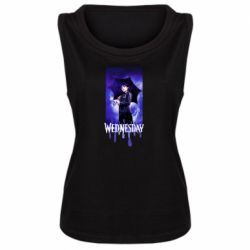 Женская майка Wednesday Text Logo - PrintSalon