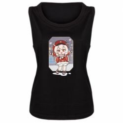 Женская майка Зимняя Кли - PrintSalon