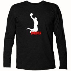 Футболка с длинным рукавом Майкл Джордан - PrintSalon