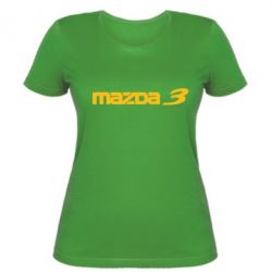 Женская футболка Mazda 3 - PrintSalon