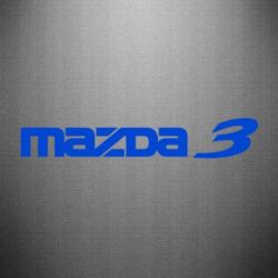 Наклейка Mazda 3 - PrintSalon