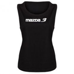 Женская майка Mazda 3 - PrintSalon