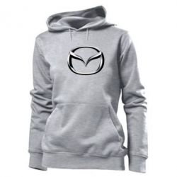 Женское худи Mazda 3D Logo - PrintSalon