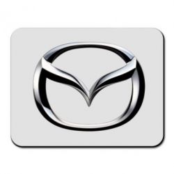 Коврик для мыши Mazda 3D Logo - PrintSalon