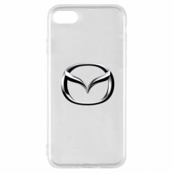 Чехол для iPhone SE 2020 Mazda 3D Logo - PrintSalon