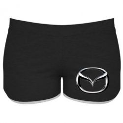 Женские шорты Mazda 3D Logo - PrintSalon