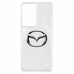 Чехол для Samsung S21 Ultra Mazda 3D Logo - PrintSalon