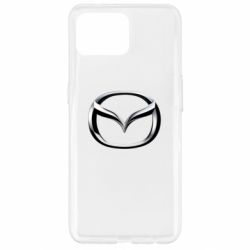 Чехол для Oppo Reno 4 Lite Mazda 3D Logo - PrintSalon