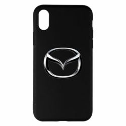 Чехол для iPhone X/Xs Mazda 3D Logo - PrintSalon