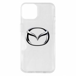 Чехол для iPhone 14 Mazda 3D Logo - PrintSalon