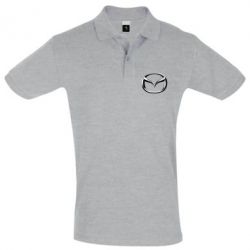 Мужское поло Mazda 3D Logo - PrintSalon