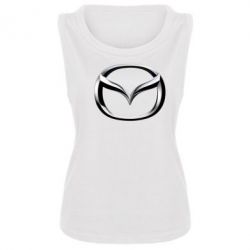 Женская майка Mazda 3D Logo - PrintSalon