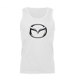 Мужская майка Mazda 3D Logo - PrintSalon