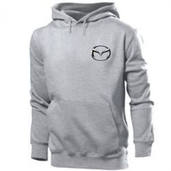 Мужское худи Mazda 3D Small Logo - PrintSalon