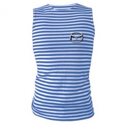 Майка-тельняшка Mazda 3D Small Logo - PrintSalon