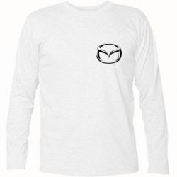 Футболка с длинным рукавом Mazda 3D Small Logo - PrintSalon