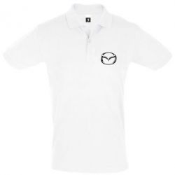 Мужское поло Mazda 3D Small Logo - PrintSalon