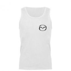 Мужская майка Mazda 3D Small Logo - PrintSalon