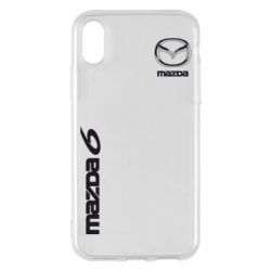 Чехол для iPhone X/Xs Mazda 6 vert - PrintSalon