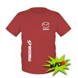 Детская футболка Mazda 6 vert - PrintSalon