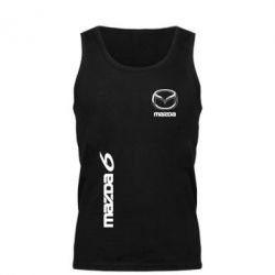 Мужская майка Mazda 6 vert - PrintSalon