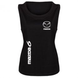 Женская майка Mazda 6 vert - PrintSalon