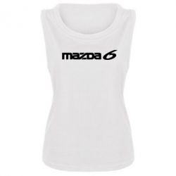 Женская майка Mazda 6 - PrintSalon