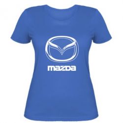 Женская футболка Mazda Logo - PrintSalon