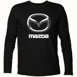 Футболка с длинным рукавом Mazda Logo - PrintSalon