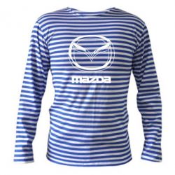 Тельняшка с длинным рукавом Mazda Logo - PrintSalon