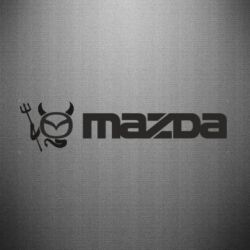 Наклейка Mazda - PrintSalon