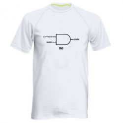 Чоловіча футболка для спорту Me - caffeine, musik - PrintSalon