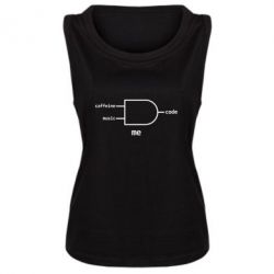 Майка жіноча Me - caffeine, musik
