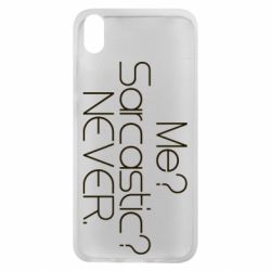 Чехол для Xiaomi Redmi 7A Me? Sarcastic? Never. - PrintSalon