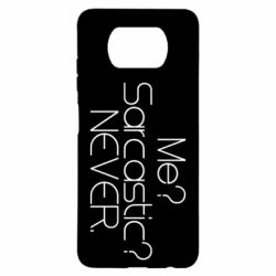 Чехол для Xiaomi Poco X3 Me? Sarcastic? Never. - PrintSalon