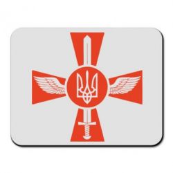 Килимок для миші Меч, крила та герб - PrintSalon